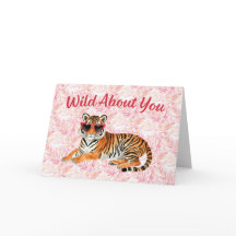 Selvagem Sobre Você Tiger Watercolor