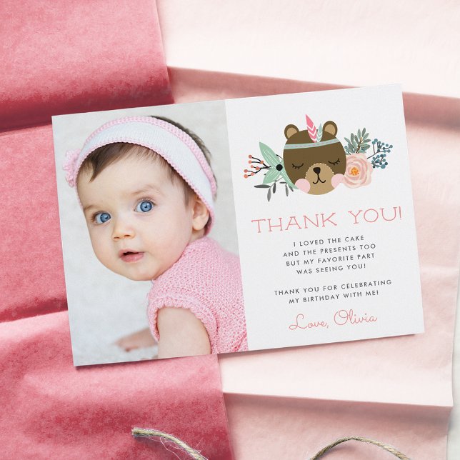 Cartão De Agradecimento Selvagem Um | Plataforma Fotográfica do Tema de Ac (Criador carregado)