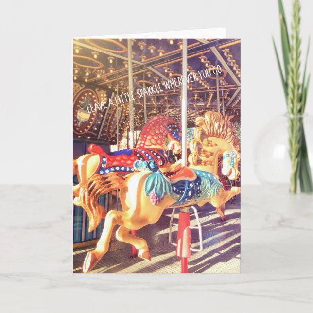 Cartão De Agradecimento SEM NÓS VAMOS Saudações (Frente)