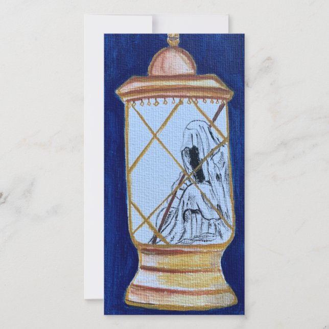 Cartão De Agradecimento sentimentos tarot - o eremita (Frente)