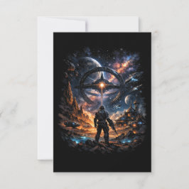 Cartão De Agradecimento Sentinel of the Star Gate