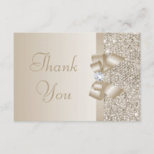 Sequências de Champanhe, Arco e Diamante Obrigado