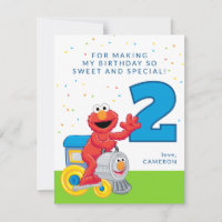 Sesame Street Elmo Chugga Chugga Dois Dois Anivers