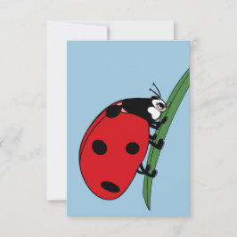Cartão De Agradecimento Sesty Ladybug