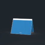 Cartão De Agradecimento Seu espaço com uma parede Eterno preta e branca<br><div class="desc">Crie uma parede de declaração com este relógio preto e branco vintage sobre um fundo azul marcante. Adotar decor minimalista com seu design retrô,  perfeito para estilos interiores clássicos e monocromáticos</div>