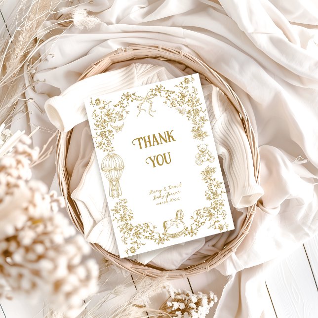 Cartão De Agradecimento Sexo Dosagem Neutra do Sexo Chá de fraldas Quiméri (Criador carregado)