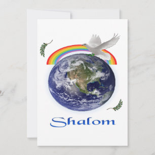Cartão De Agradecimento Shalom