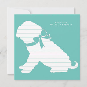 Cartão De Agradecimento Shar Pei Dog Puppy