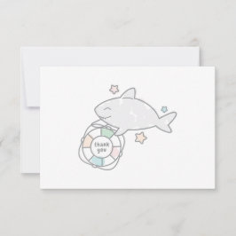 Cartão De Agradecimento Shark Ahoy