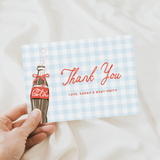 Cartão De Agradecimento She's Ready To Pop Baby Shower Thank You Card