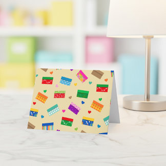 Cartão de Agradecimento Shoebox Love - Khaki