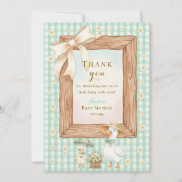 Cartão De Agradecimento Silly Goose Baby Shower Thank You Card