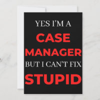 Sim, sou gerente de casos, mas não consigo consert