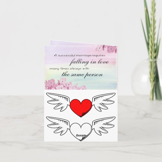 Cartão De Agradecimento Símbolo Abstrato vermelho (Verso)