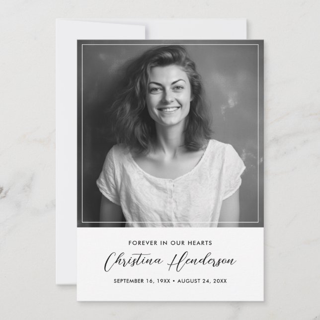 Cartão De Agradecimento Simpatia de enfeite do legante moderno Foto do fun (Frente)