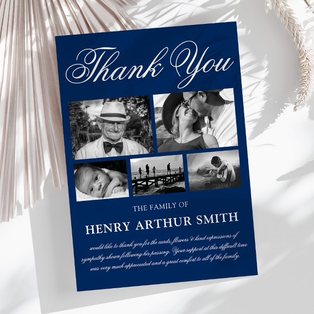 Cartão De Agradecimento Simpatia Funeral Obrigado (Criador carregado)