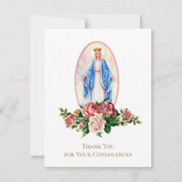 Cartão De Agradecimento Simpatia funerária católica Caramba Obrigado