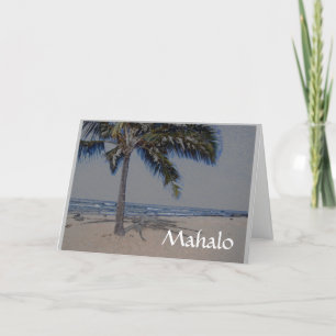 Cartão De Agradecimento Simpatia Mahalo da Família
