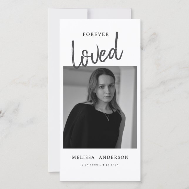 Cartão De Agradecimento Simpatia Memorial Funeral Cardeal (Frente)