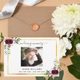 Cartão De Agradecimento Simpatia obrigado floral floral floral brilhante f