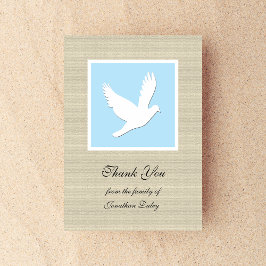 Cartão De Agradecimento Simpatia Obrigado Placa Plana - Dove