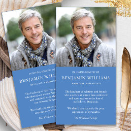 Cartão De Agradecimento Simpatia Perda Foto Funeral Marinha Obrigado Cartõ