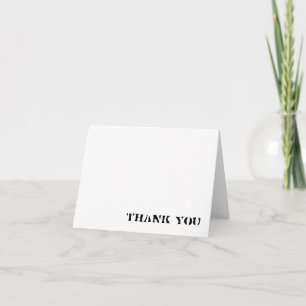 Cartão De Agradecimento Simple Thank You card
