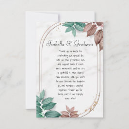 Cartão de agradecimento simples