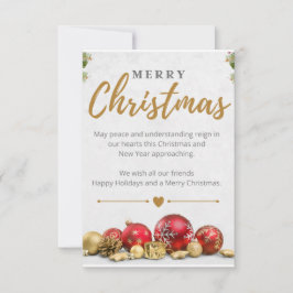 Cartão de agradecimento simples