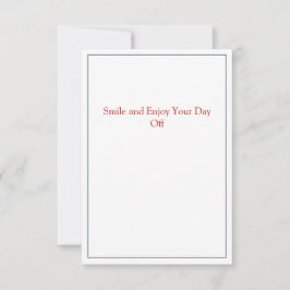 Cartão De Agradecimento Simples Dia do Trabalho Elegante com bandeira dos 