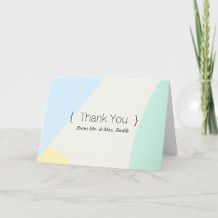 Cartão De Agradecimento Simples Elegante Obrigado Personalizado