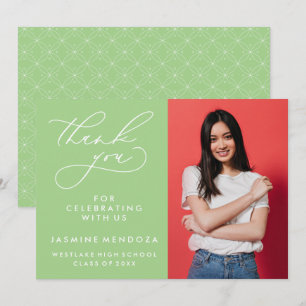 CARTÃO DE AGRADECIMENTO SIMPLES GRADUAÇÃO DE CALIBRAFIA BRANCA OBRIGADA