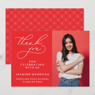 CARTÃO DE AGRADECIMENTO SIMPLES GRADUAÇÃO DE CALIBRAFIA BRANCA OBRIGADA