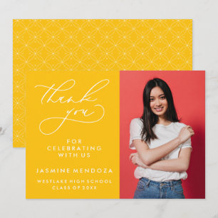 CARTÃO DE AGRADECIMENTO SIMPLES GRADUAÇÃO DE CALIBRAFIA BRANCA OBRIGADA