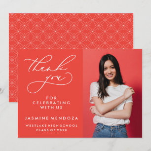 CARTÃO DE AGRADECIMENTO SIMPLES GRADUAÇÃO DE CALIBRAFIA BRANCA OBRIGADA