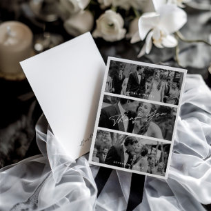 Cartão De Agradecimento Simples Moderno Minimalista 3 Obrigado De Casament