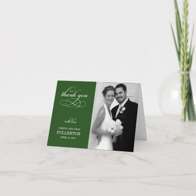 Cartão de Agradecimento Simplesmente Bonito (Frente)