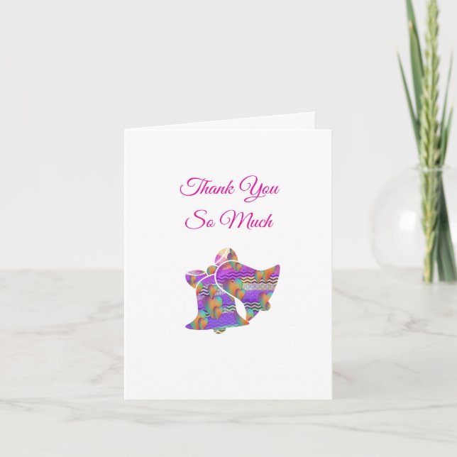 Cartão de Agradecimento Sinais de Casamento (Frente)