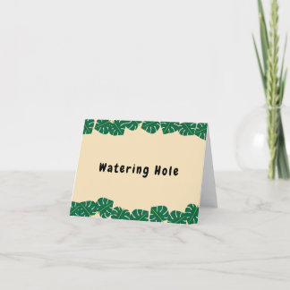 Cartão De Agradecimento Sinais de Comida de Jovem, Selvagem e Três Anivers