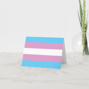 Cartão De Agradecimento Sinalizador de Prioridade Trans