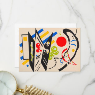 Cartão De Agradecimento Sinthesi Stencil por Wassily Kandinsky