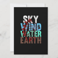 Sky Wind Water Earth Native American Day Support