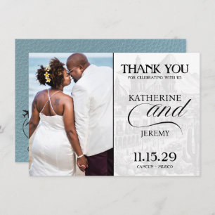 Cartão De Agradecimento Slate Blue Mexico Passport