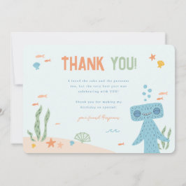 Cartão De Agradecimento Slumberkins Hammerhead Birthday