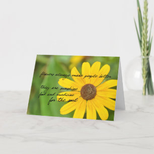 Cartão De Agradecimento SMILE Greeting Card DO VERÃO
