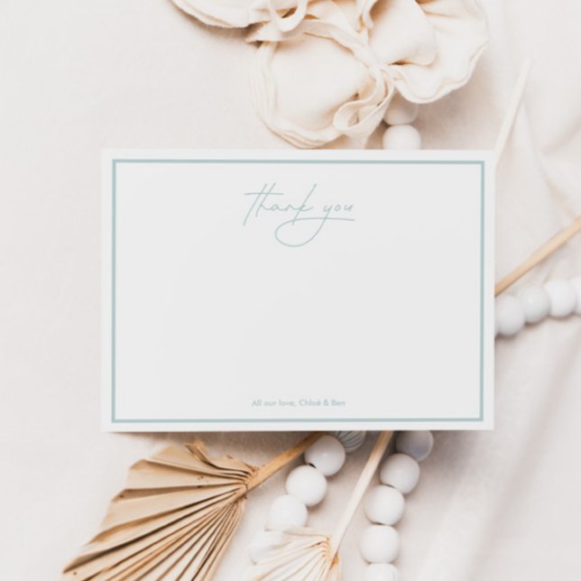 Cartão De Agradecimento Sob o plano náutico da aquarela marítima (Criador carregado)