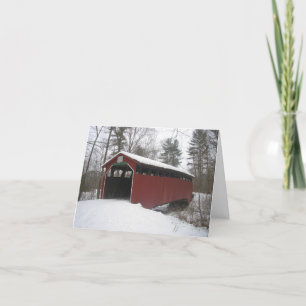 Cartão De Agradecimento "Sobre o rio e através da floresta" Obrigado