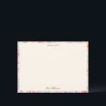 Cartão De Agradecimento Soft Pastel Watercolor Floral Bridal Shower Custom<br><div class="desc">This bridal shower thank you card features a lush watercolor floral border in soft pastel pink, peach, lavender, and blush blooms surrounding a clean cream center. The delicate "thank you" lettering at the top pairs with the bride's name in an elegant handwritten script at the bottom — sweet, personal, and...</div>