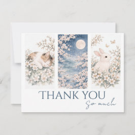 Cartão De Agradecimento Soft Woodland Animals Thank You Card