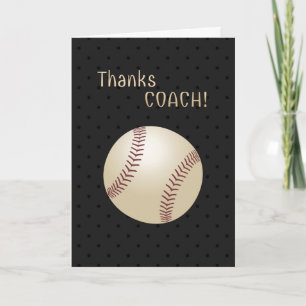 Cartão De Agradecimento Softball Coach Thank You Card